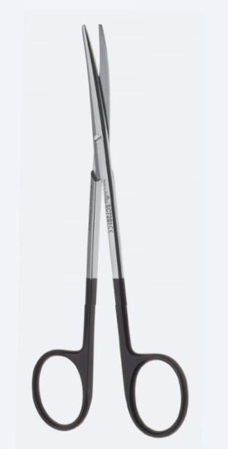 Ножиці Metzenbaum-Fino, Supercut, дисекційні, дуже делікатні бранші, вигнуті, тупокінцеві, довжина 280 мм. Бренд - Asanus Medizintechnik Gmb, Німеччина